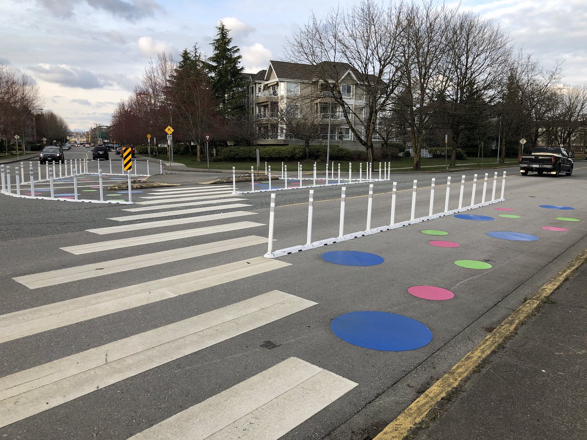 Crosswalk at Linwood Park at Michaud Crescent and 201A Street